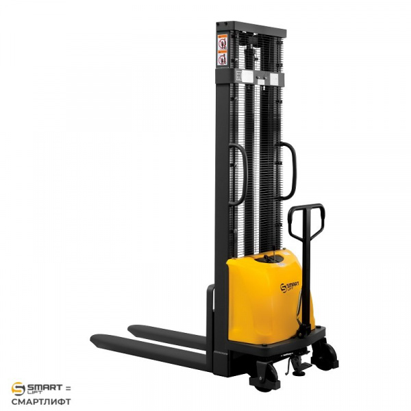 Штабелер с электроподъемом CDD15B-E (1500 кг; 2,5 м; 12В / 120Ач) SMARTLIFT