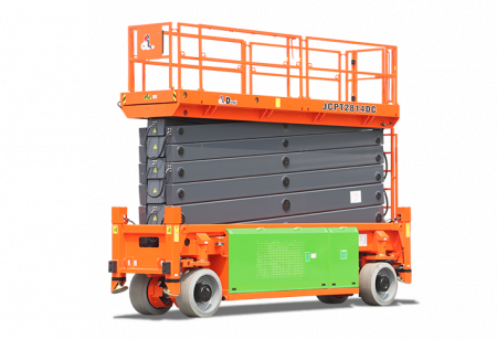Внедорожный самоходный ножничный электрический подъемник 4WD и 4WS DINGLI JCPT2814DC