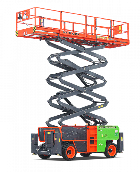 Внедорожный самоходный ножничный электрический подъемник 4WD и 2WS DINGLI JCPT1823DCB