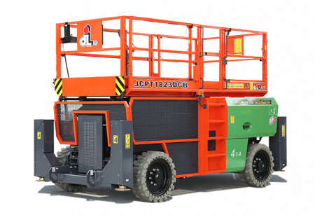 Внедорожный самоходный ножничный электрический подъемник 4WD и 2WS DINGLI JCPT1823DCB