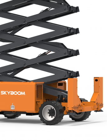 Ножничный подъемник Skyboom SSL-14RT (дизель, полный привод)