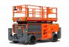 Внедорожный самоходный ножничный дизельный подъемник 4WD и 2WS DINGLI JCPT1523RTB
